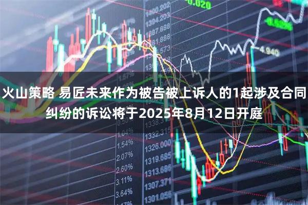火山策略 易匠未来作为被告被上诉人的1起涉及合同纠纷的诉讼将于2025年8月12日开庭
