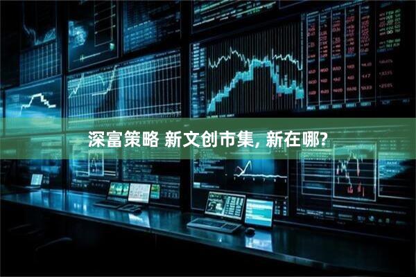 深富策略 新文创市集, 新在哪?