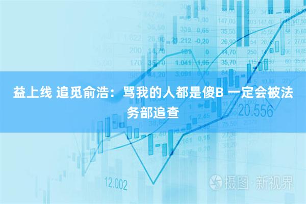 益上线 追觅俞浩：骂我的人都是傻B 一定会被法务部追查